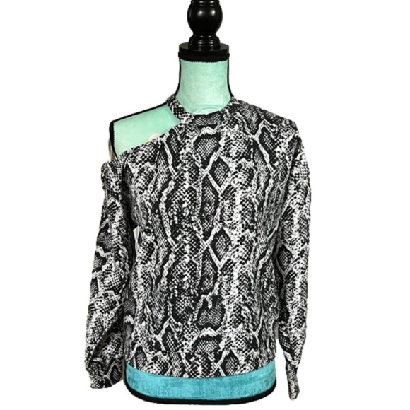 𝅺culpos x Inc Python Print Drop Shoulder Long Sleeve Sweatshirt Size Small - Picture 1 of 8